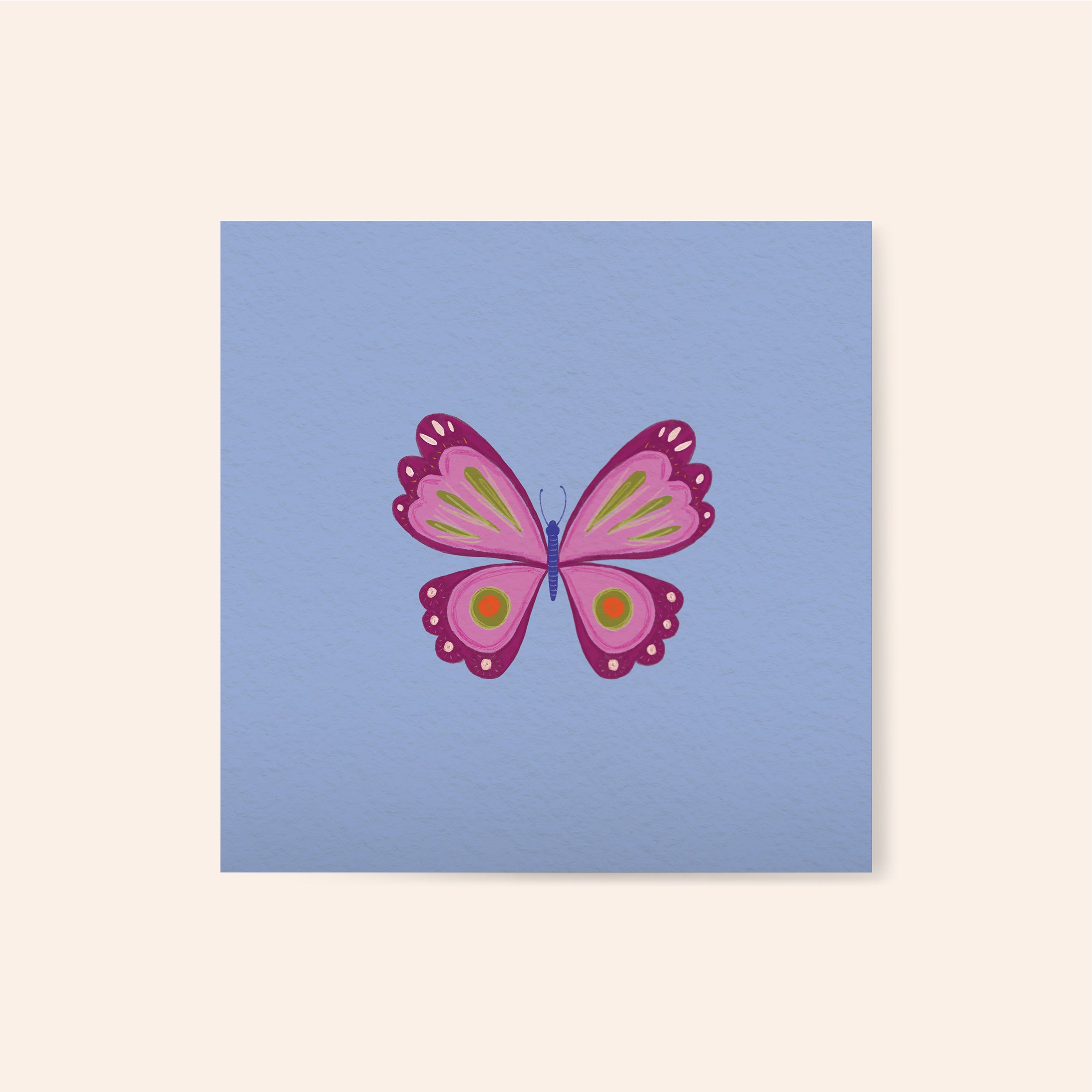 Purple & Blue - 5 card single design pack