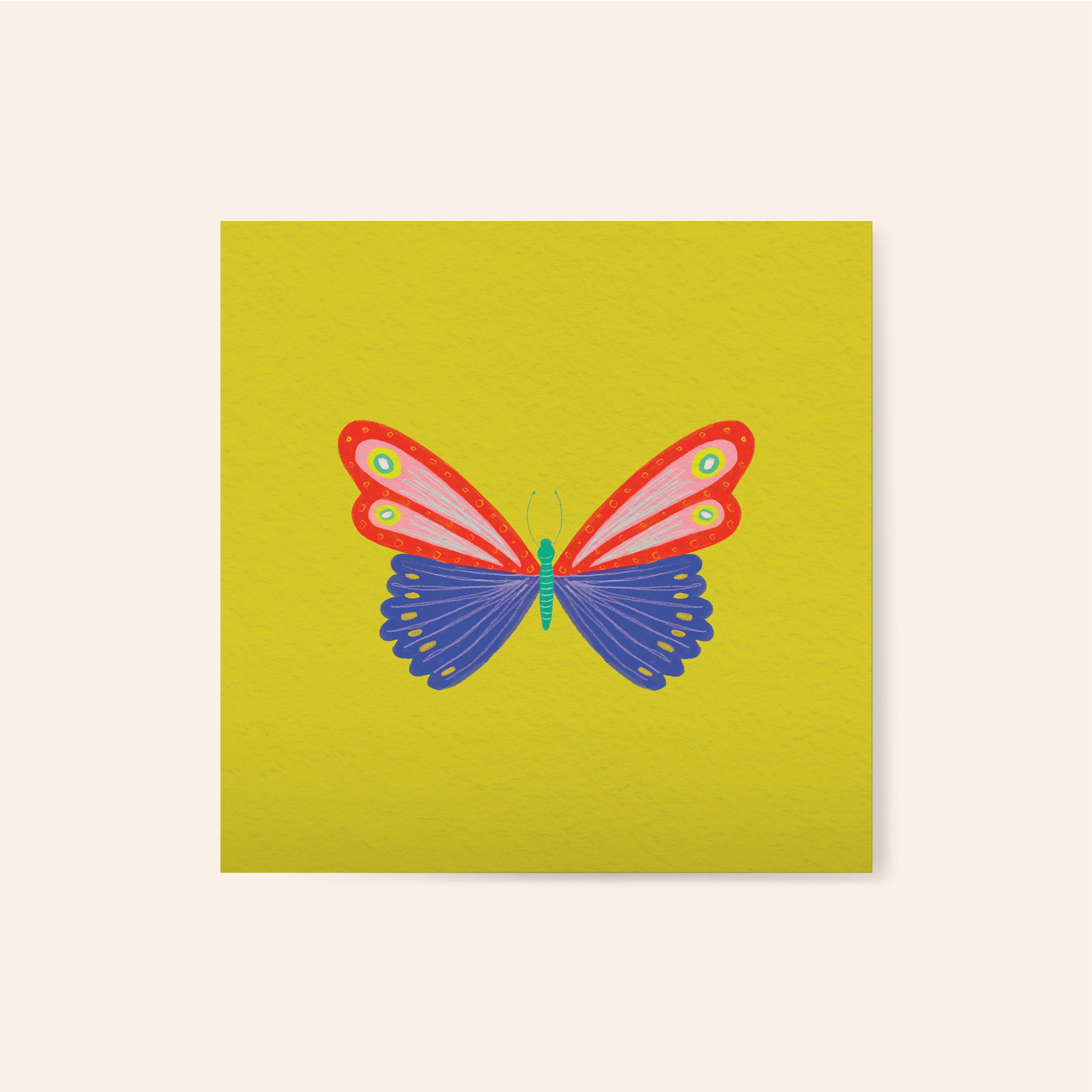 Red & Yellow - 5 card single design pack